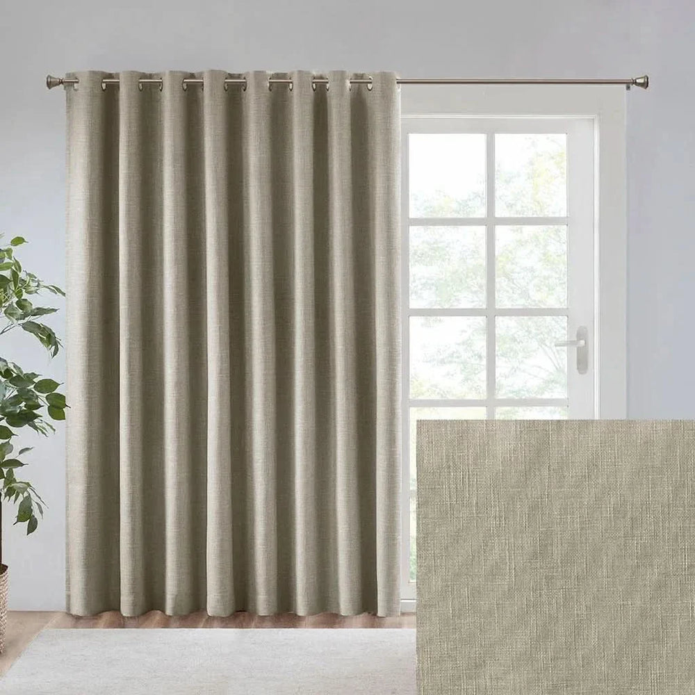 Blackout Window Panel Polyester Room Darkening 100 Inch Wide 84 Inch Long Media 4