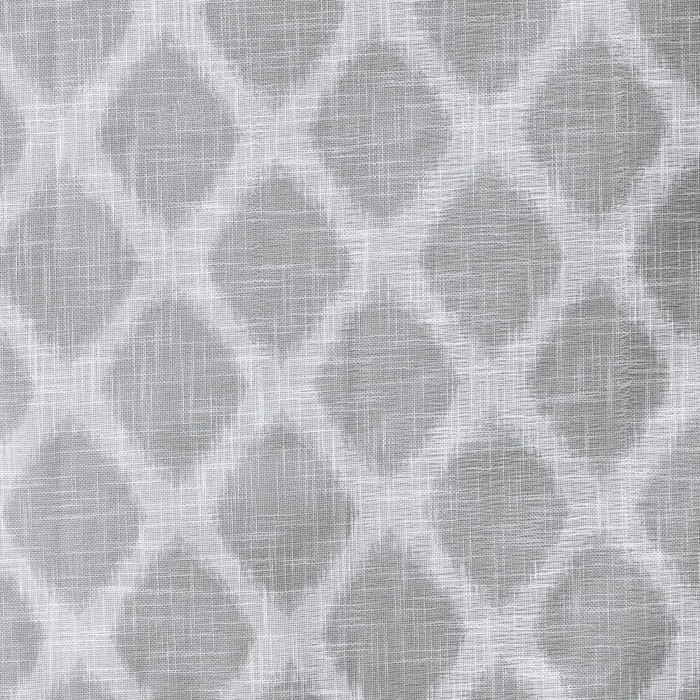 Ikat Blackout Curtain Polyester Textured Grey 95 Inch Length Panel Media 12