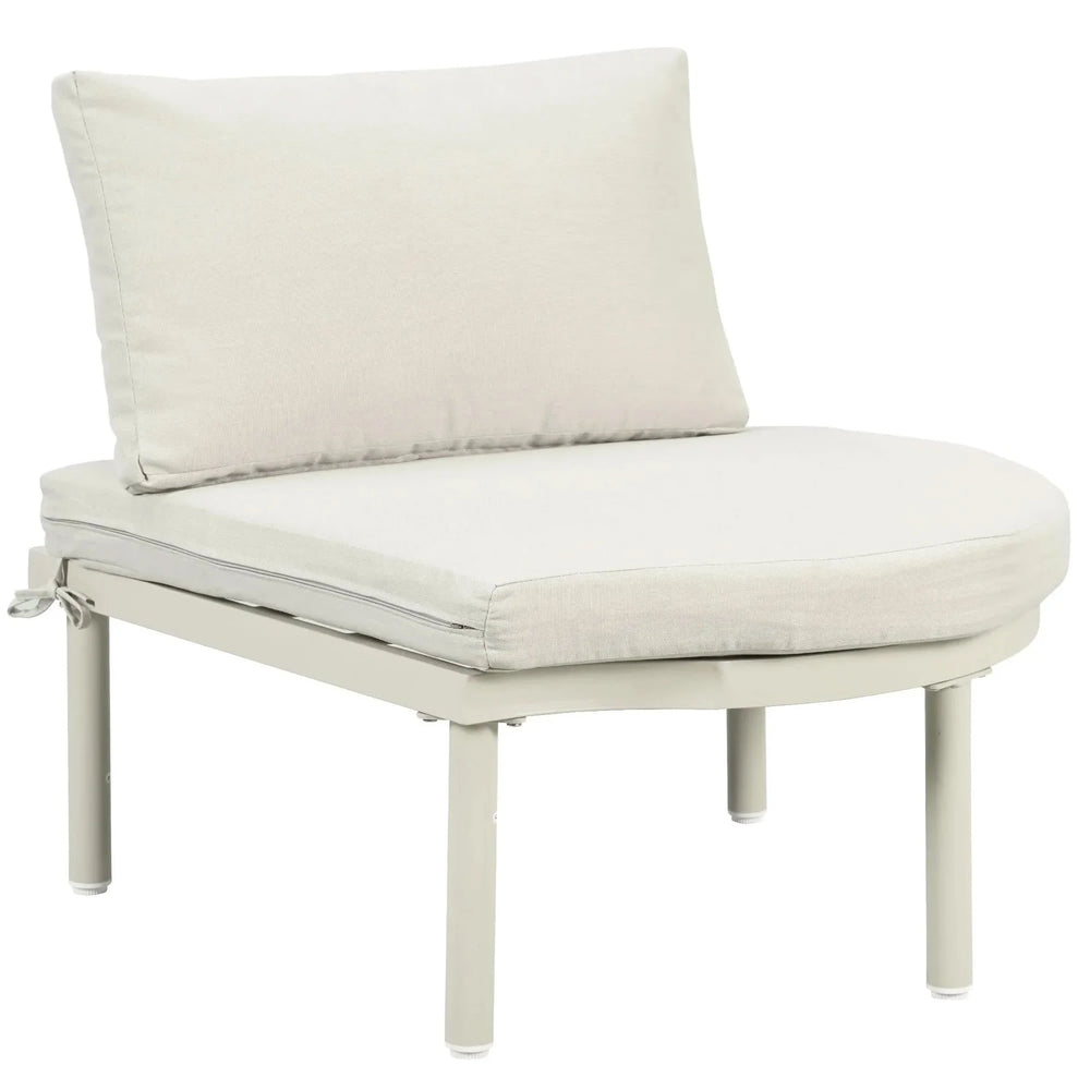 Outdoor Sectional Sofa Set PE Wicker Rattan All Weather Cushions Beige Media 16