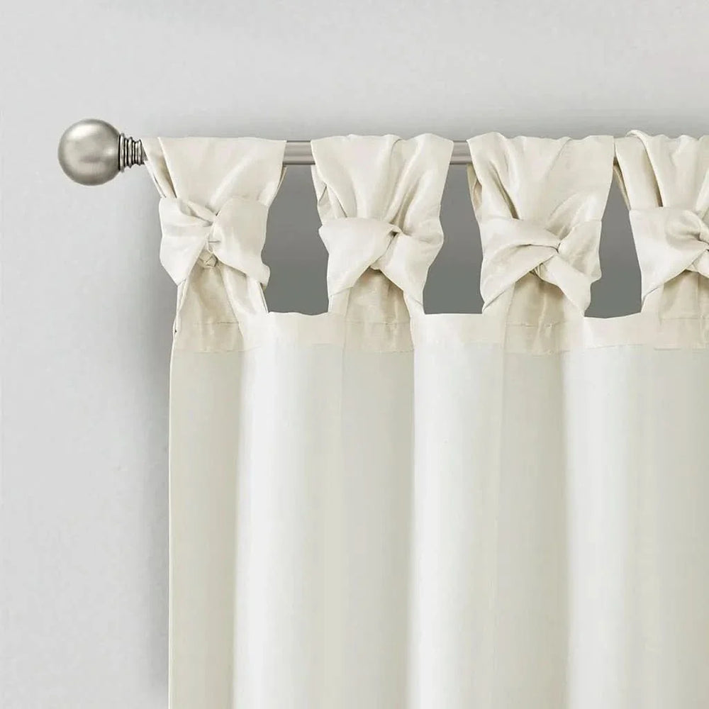 Window Curtain Panel White Polyester Lined Fifty By Eighty Four Inches Media 13