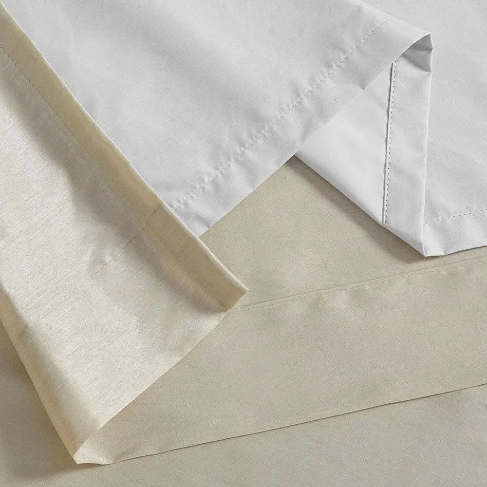 Blackout Curtain Polyester Twist Tab Champagne 50x84 Inches Room Darkening Media 4