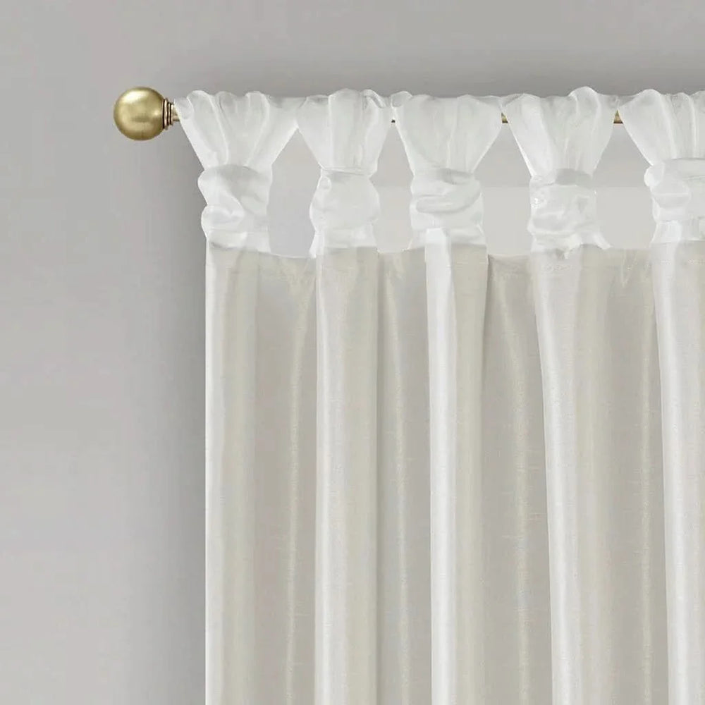 Blackout Curtain Panel Polyester Twist Tab Total Blackout Window Treatment Media 13