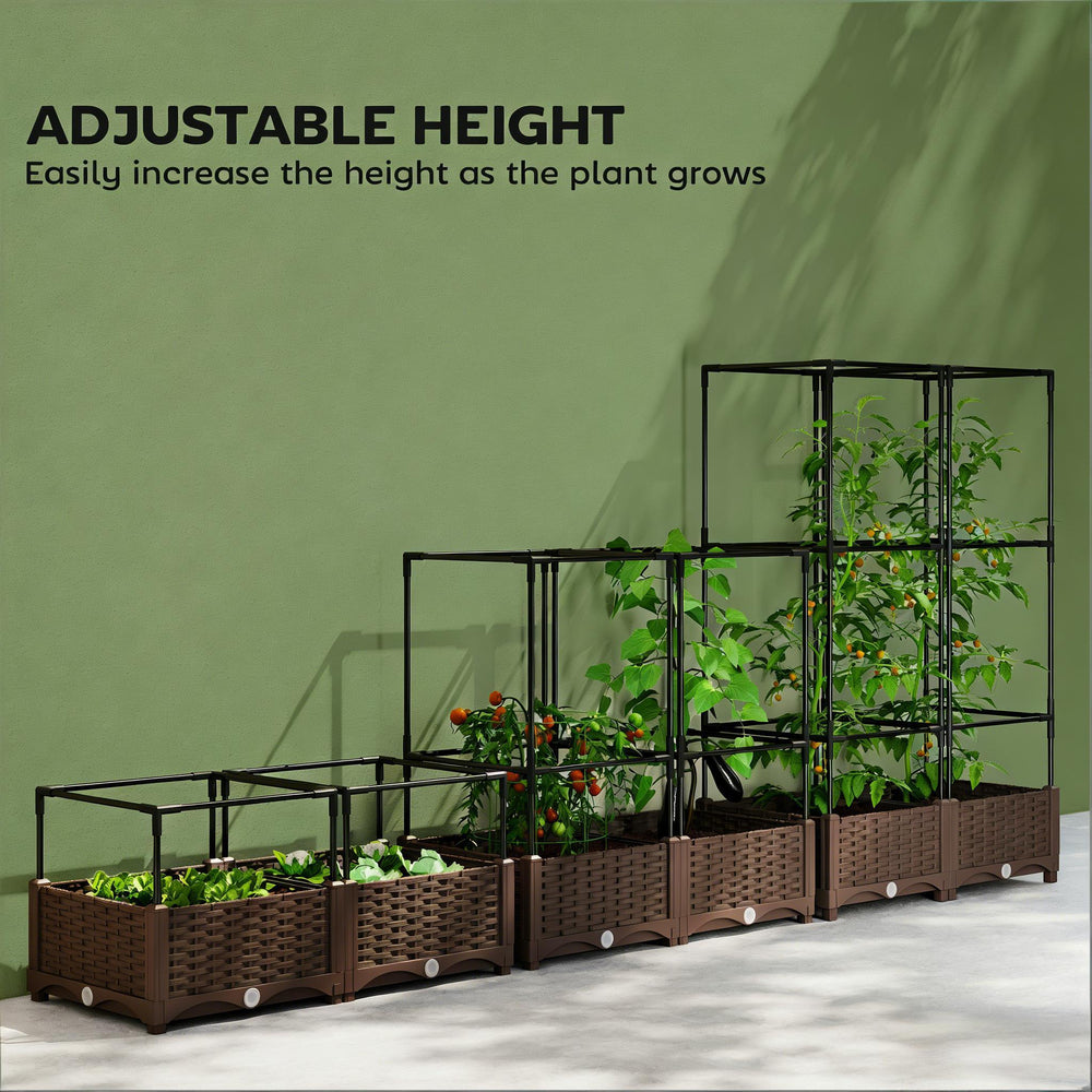 Plant Cage,Raised Garden Bed Media 3