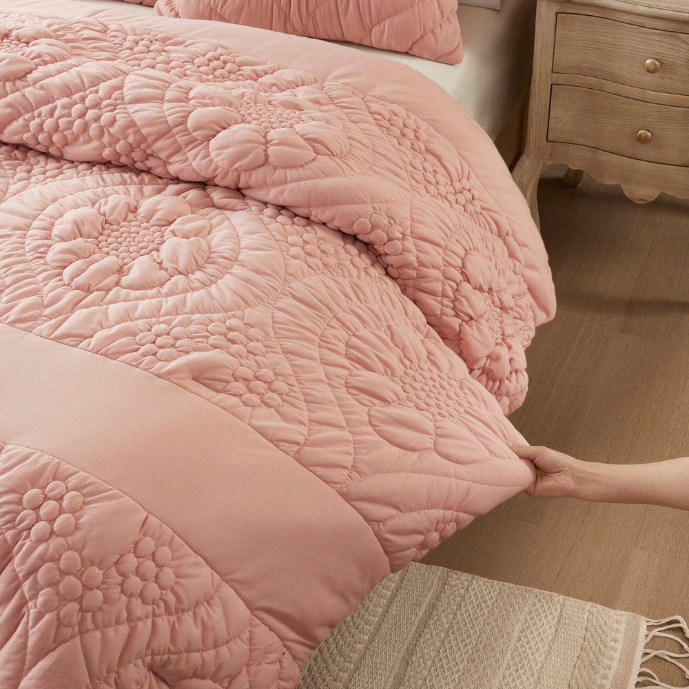 2-Piece Twin Comforter Set,Pink Media 11