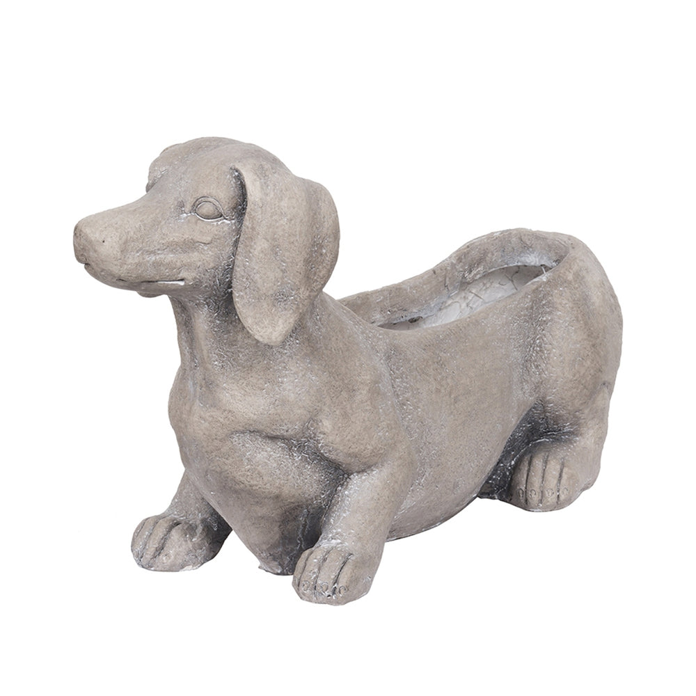 20.1x6.7x11.8' Manon Dog Planter Garden Decor Media 2