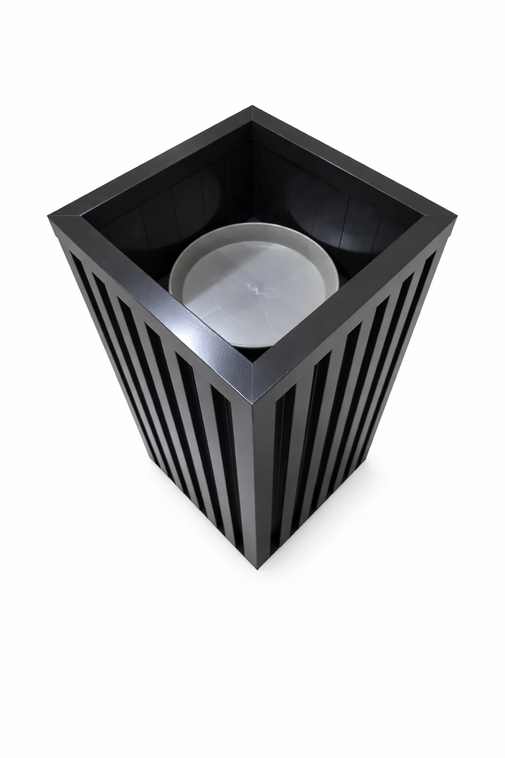 Square Grove Column Planter - Dark Bronze Media 2