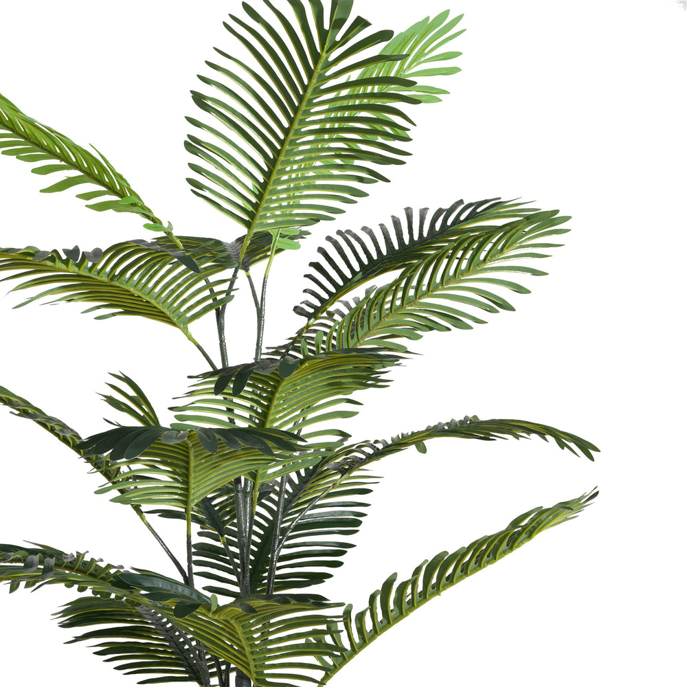 86' Artificial Palm Tree with Black Plastic Pot Media 7