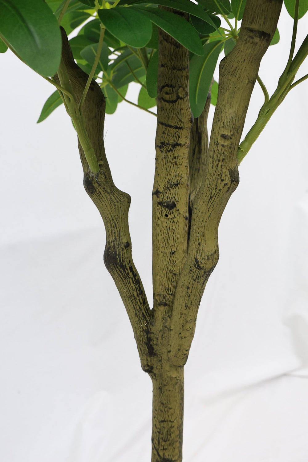 5.2FT Realistic Faux Tree with Lifelike Foliage in Green, Durable Plastic Construction for Indoor and Outdoor Use Media 14