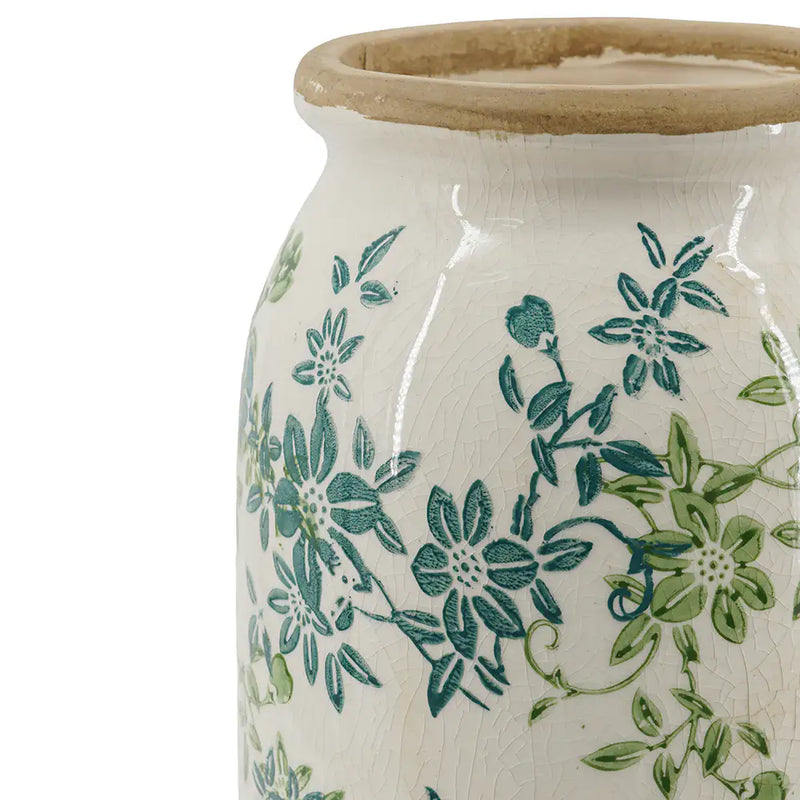 Floral Cylinder Vase