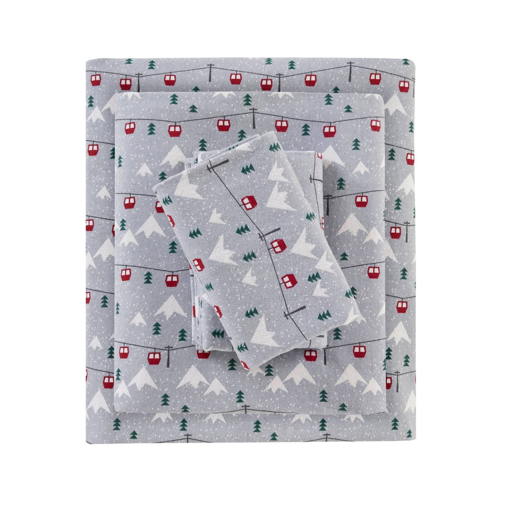 4 PCS Full Sheet Set Grey Ski Jump Media 20