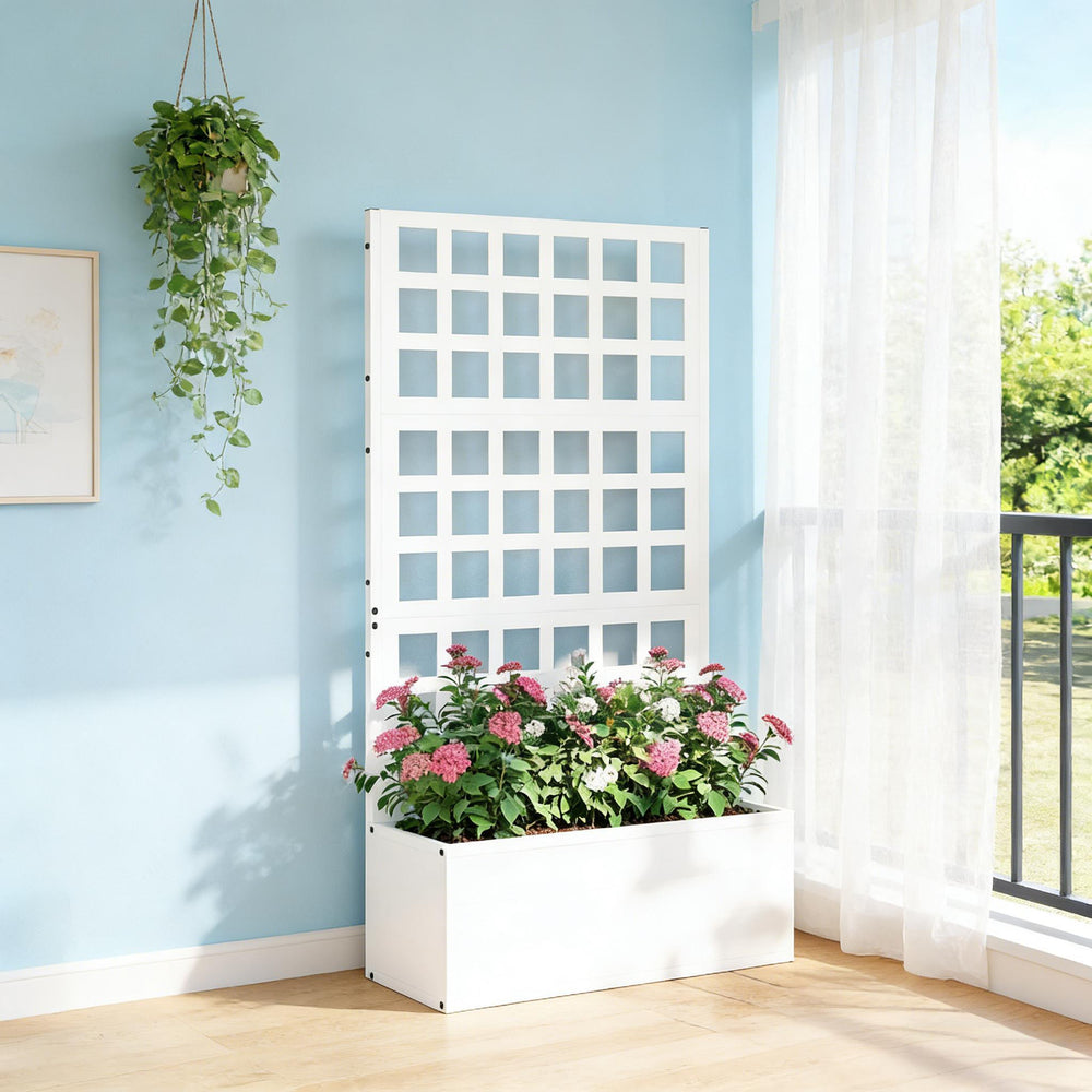 Stylish Planter Box,Raised Garden Bed,Vegetable Box Media 2