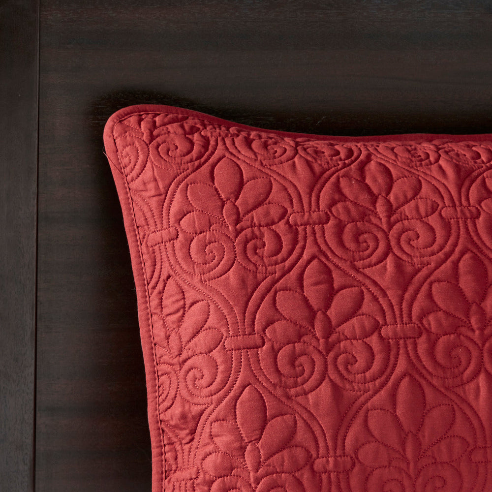 Reversible Bedspread Set Red King Media 2