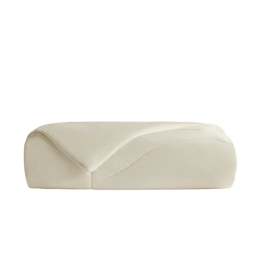 1-Piece Full/Queen Reversible Tencel Comforter Blanket,Ivory Media 11