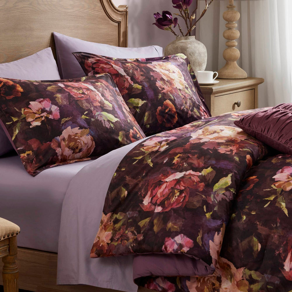 4-Piece King Velvet Comforter Set Media 17