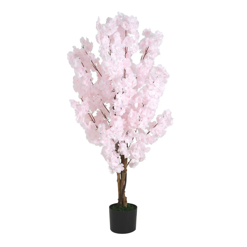 43' Artificial Cherry Blossom Tree with Black Plastic Pot