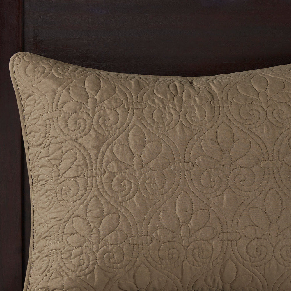 Reversible Bedspread Set Mocha King Media 10