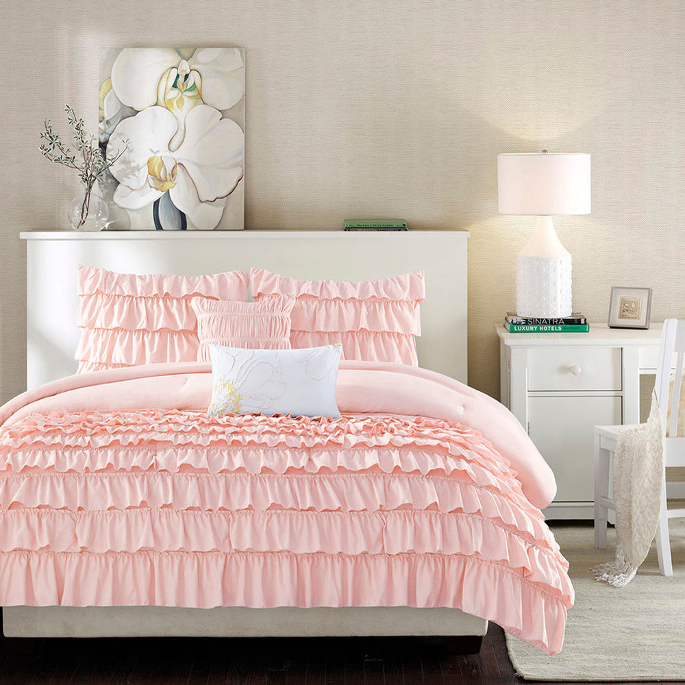 Twin/Twin XL Ruffle Comforter Set Media 8
