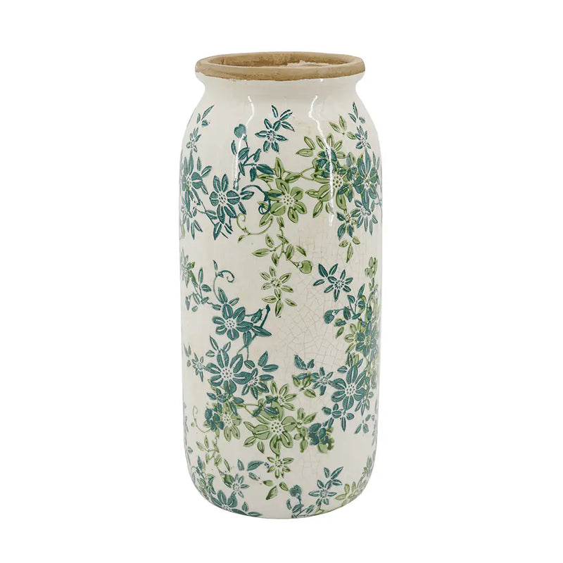 Floral Cylinder Vase