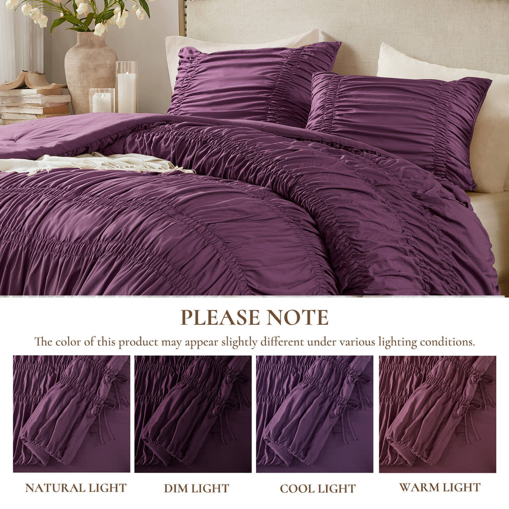 3PCS Queen Comforter Set Media 8