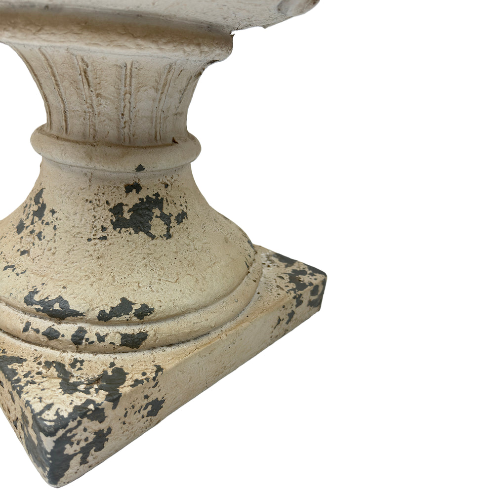 MGO Garden Planter, Garden decoration and planting,Color Antique White, Side 16.33'Wx16.33''Dx21.45'H Media 7