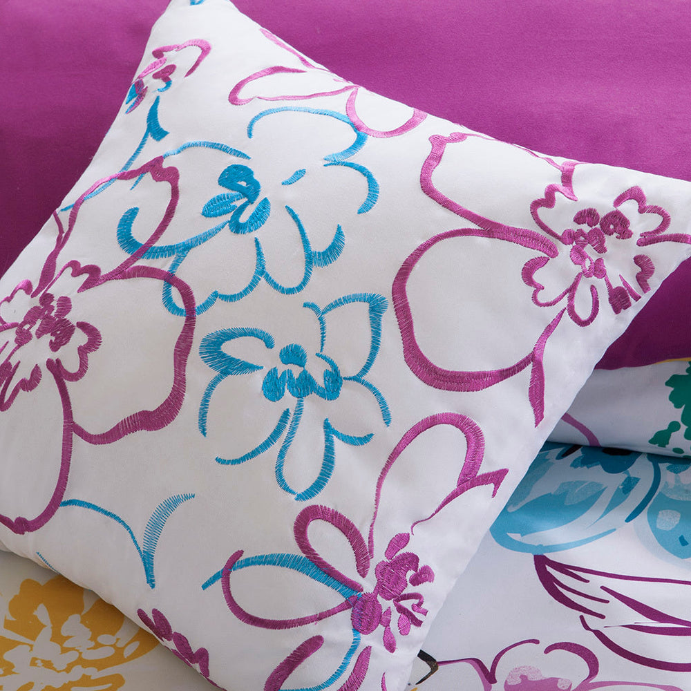 Full/Queen Floral Comforter Set Media 10