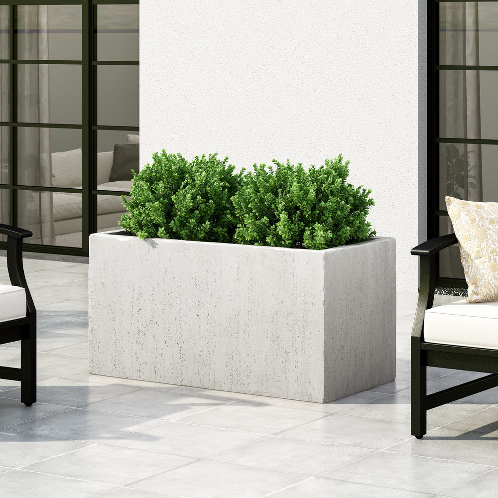 35.25'' L Outdoor MGO Planter Media 4