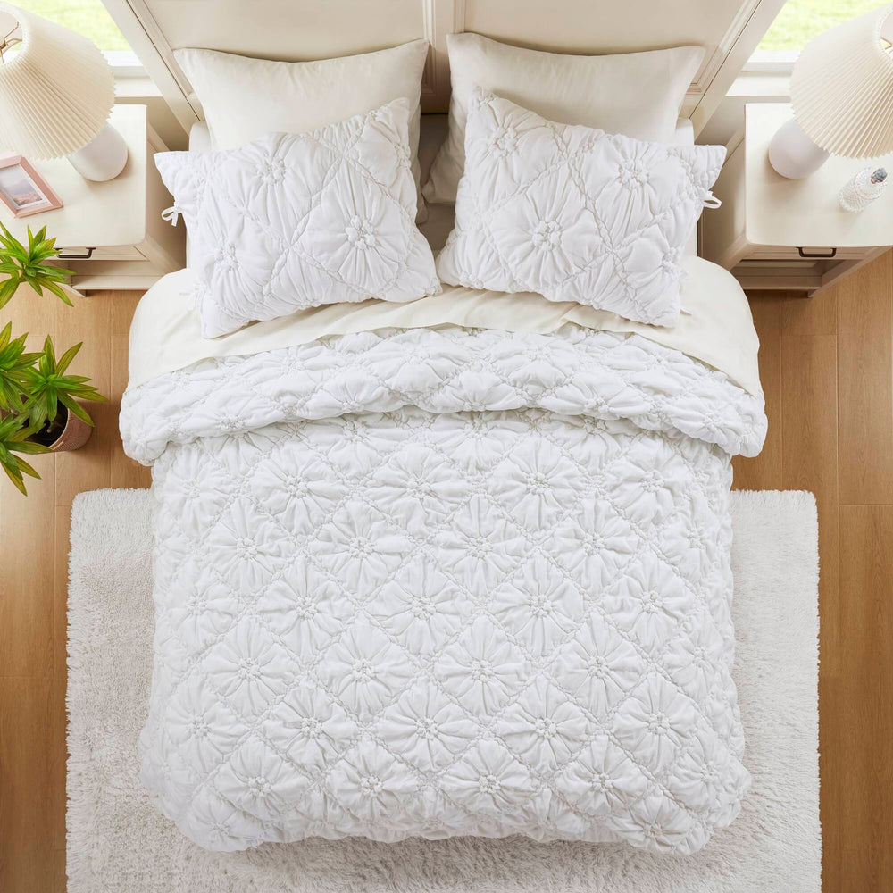 3PCS Full/Queen Comforter Set Media 18
