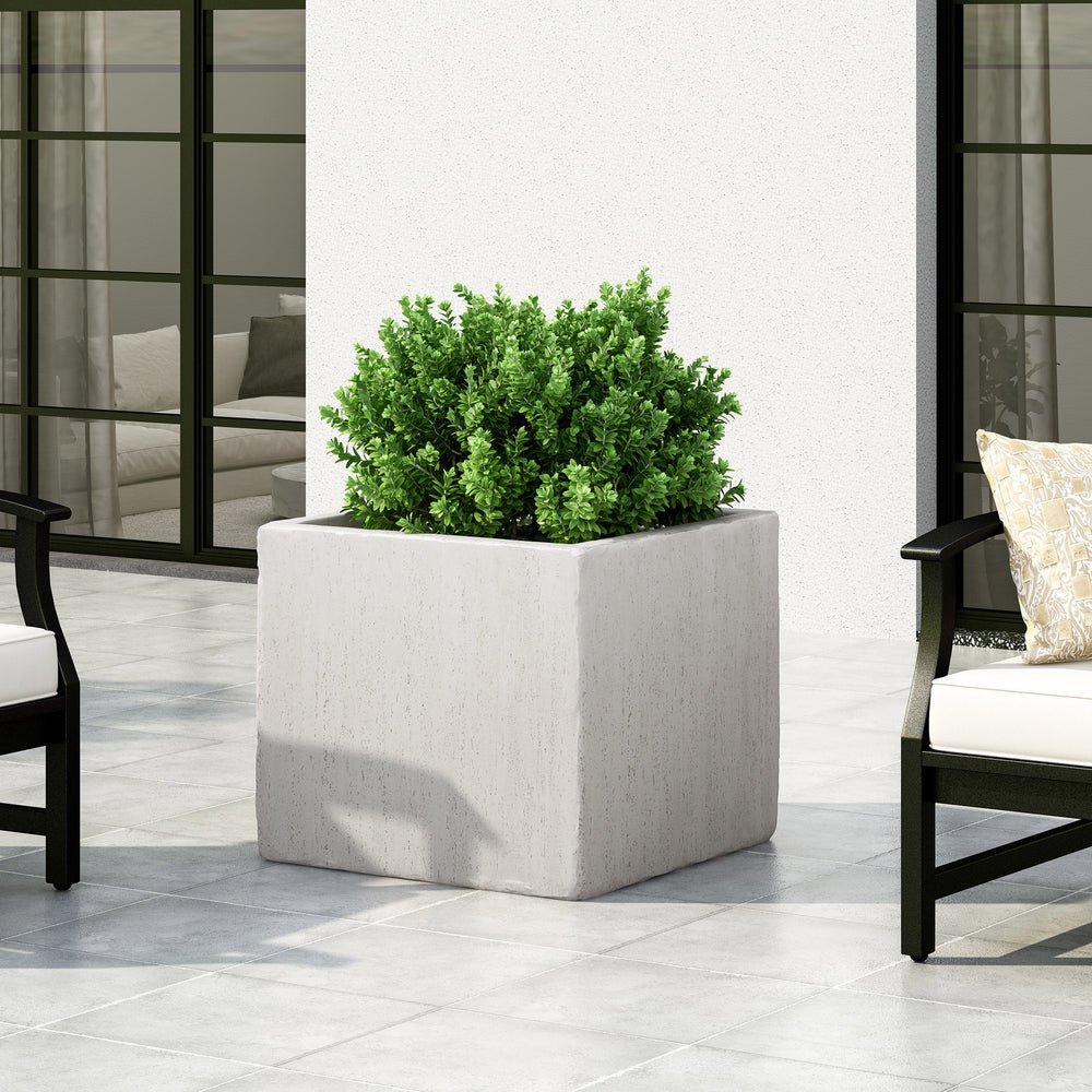 21.5' L Outdoor MGO Planter Media 2
