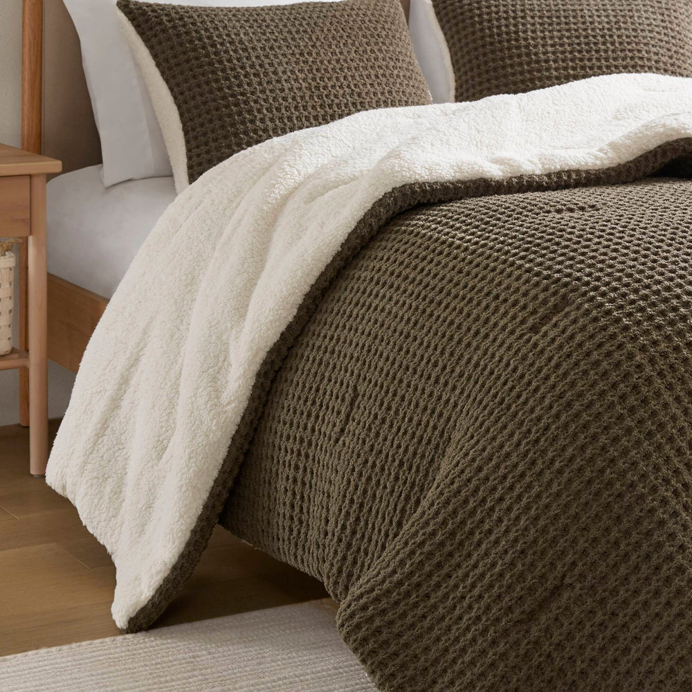 Knit Chenille Comforter Set King Media 15