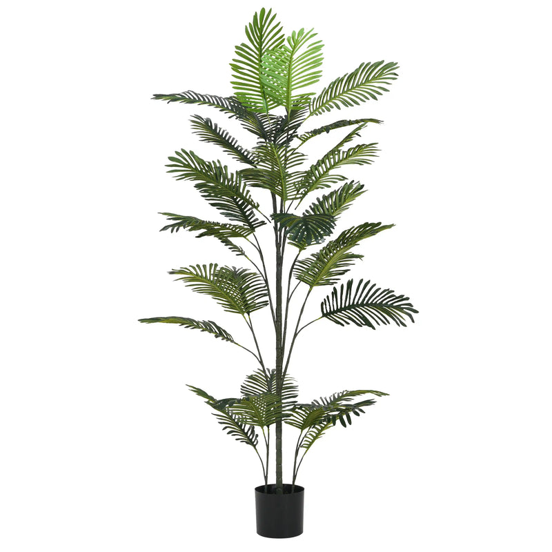 86' Artificial Palm Tree with Black Plastic Pot