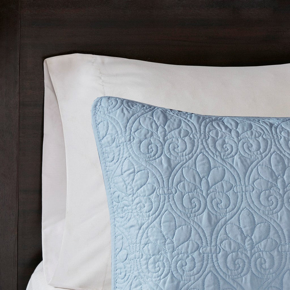 Reversible Quilt Set Blue Full/Queen Media 2
