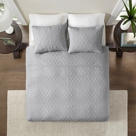 Reversible Quilt Set Grey King/Cal King Media 5