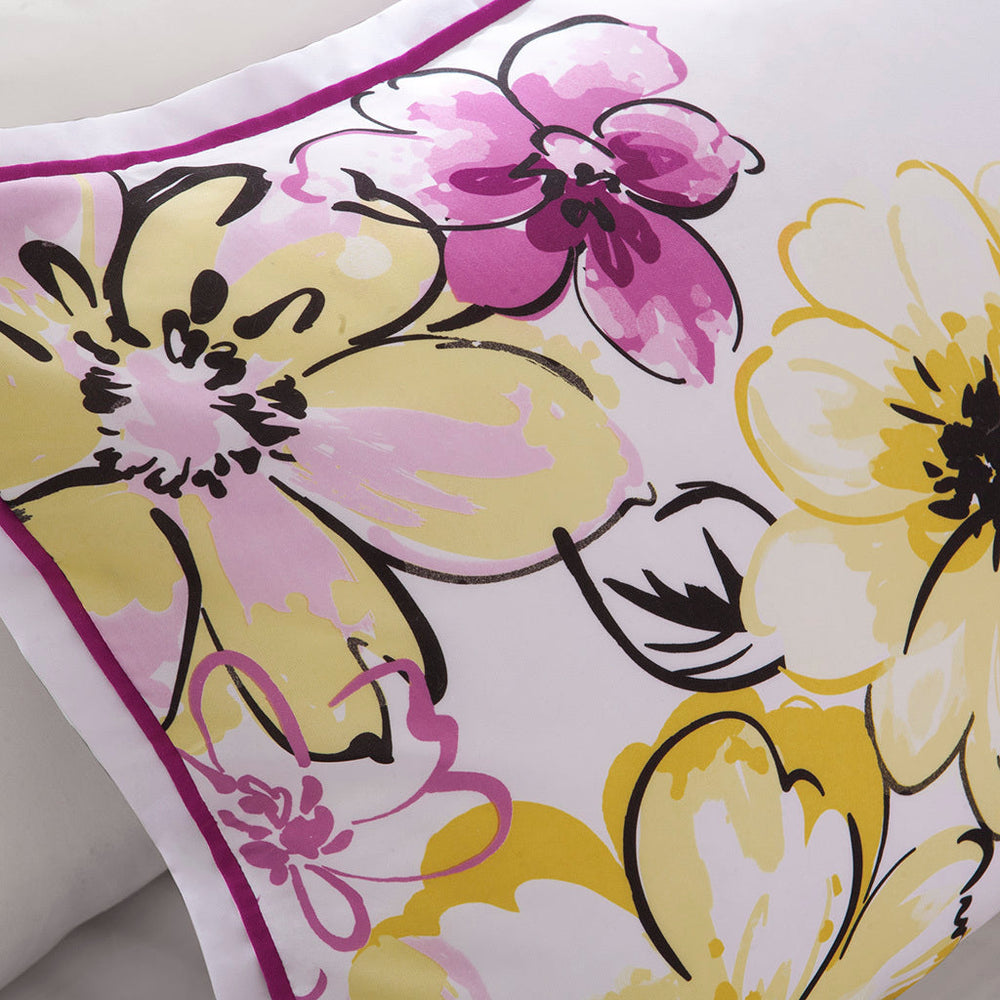 King/Cal King Floral Comforter Set Media 8