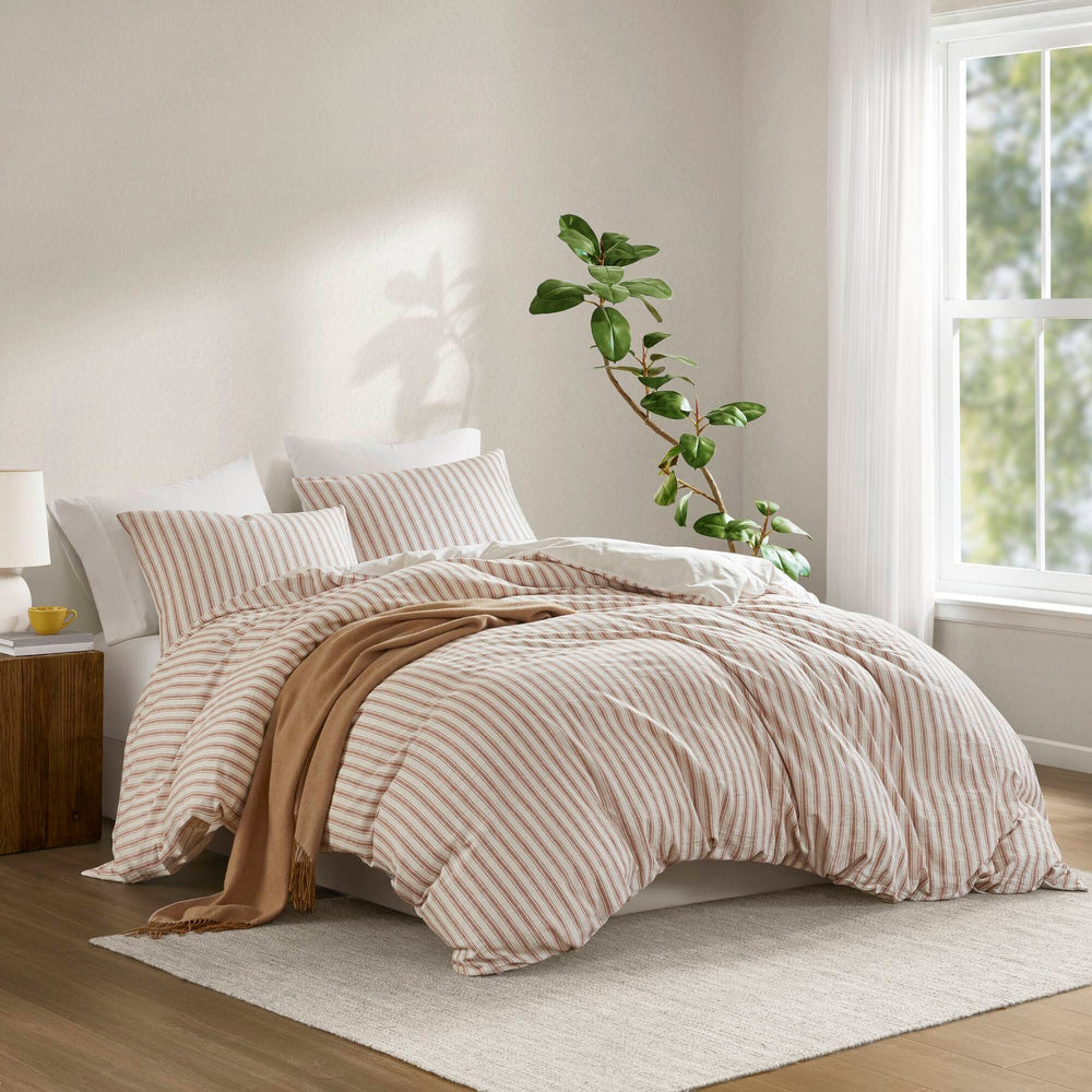 3 PCS King Duvet Set Terracotta Media 1