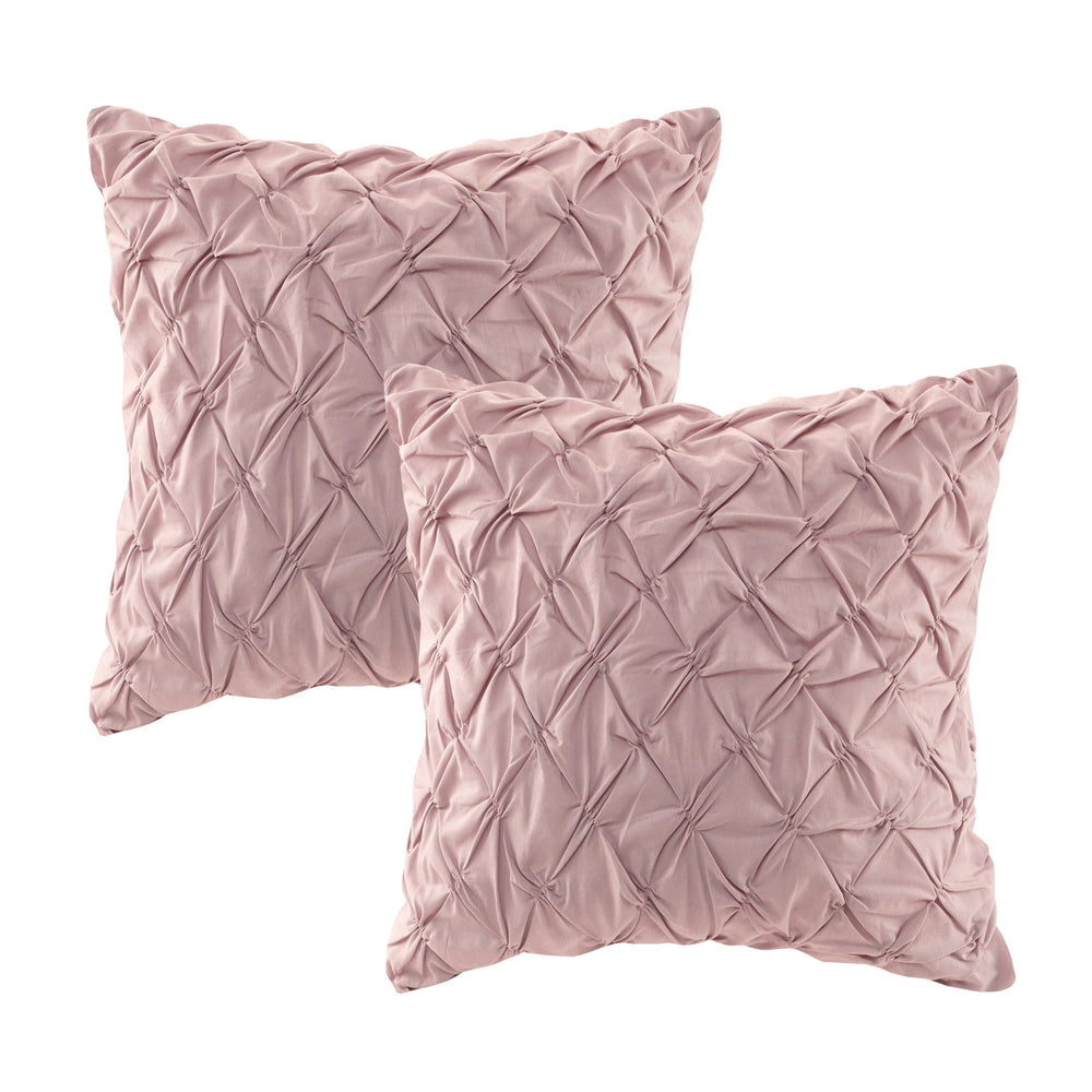 8 Piece Cotton Printed Comforter Set Blush King Media 9