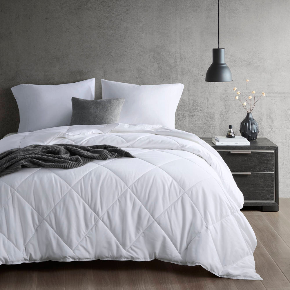 Oversized Down Alternative Comforter White King/Cal King Media 1