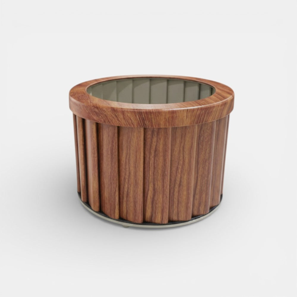 Round Strata Planter MD - Medium Brown Media 3