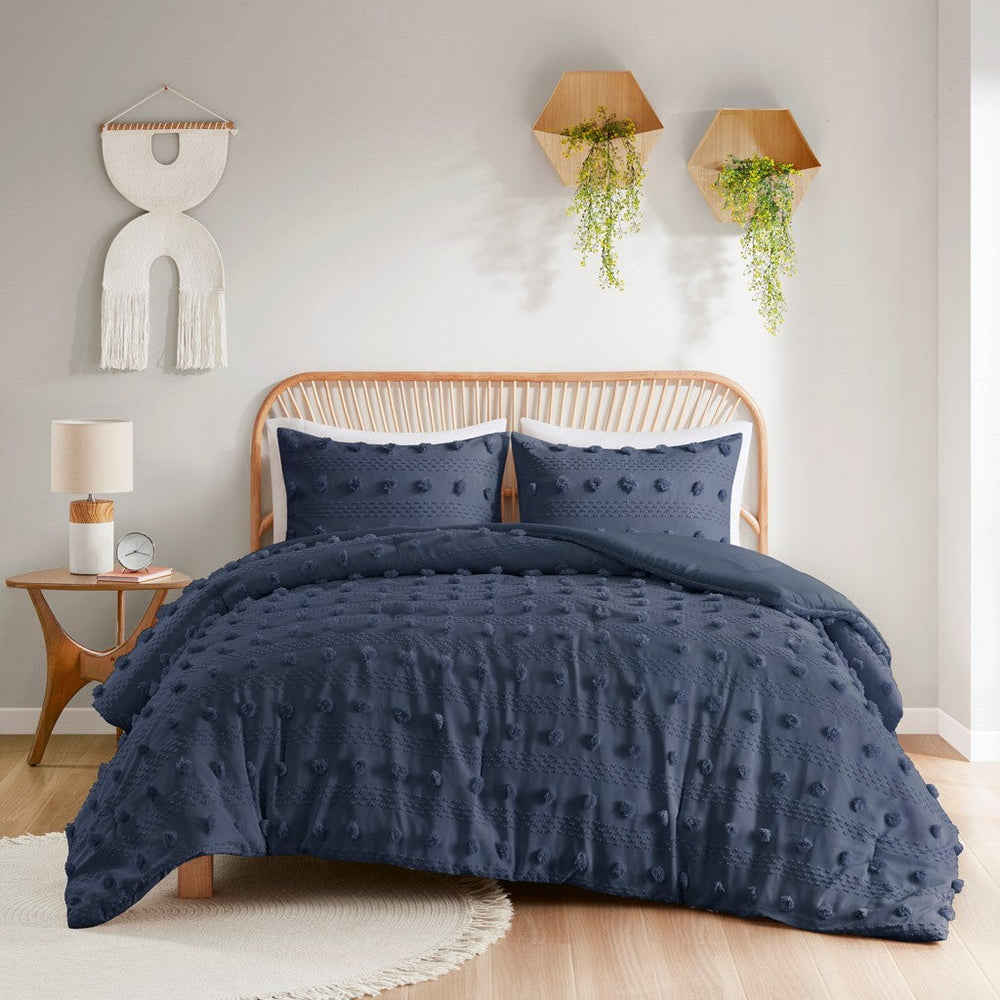 Twin/Twin XL Clip Jacquard Comforter Set Media 5