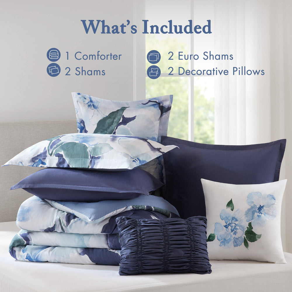 7- Piece Cal King Comforter Set Media 2