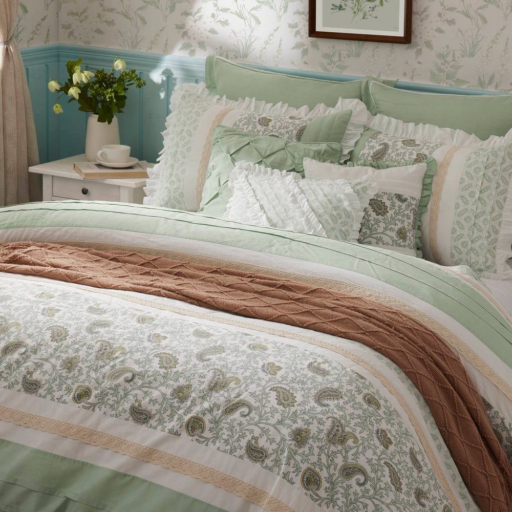 9 Piece Cotton Percale Comforter Set Queen Media 14