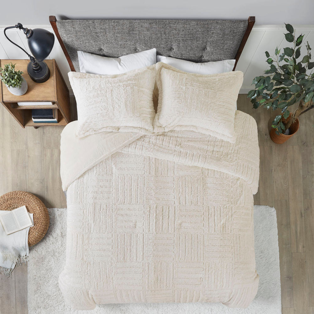 Twin Fur Down Alternative Comforter Mini Set Media 5