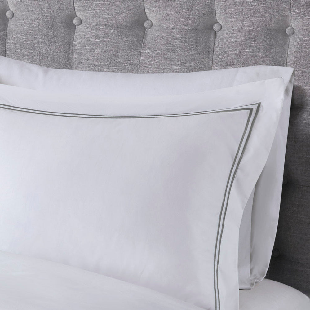 King/Cal King 100% Cotton Sateen Embroidered Comforter Set Media 17