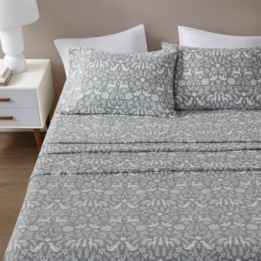 4 PCS Full Sheet Set Sage Winter Fauna Media 11