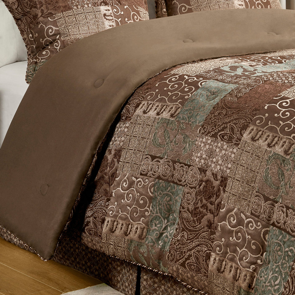 4 Piece Red Comforter Set Red King Media 4