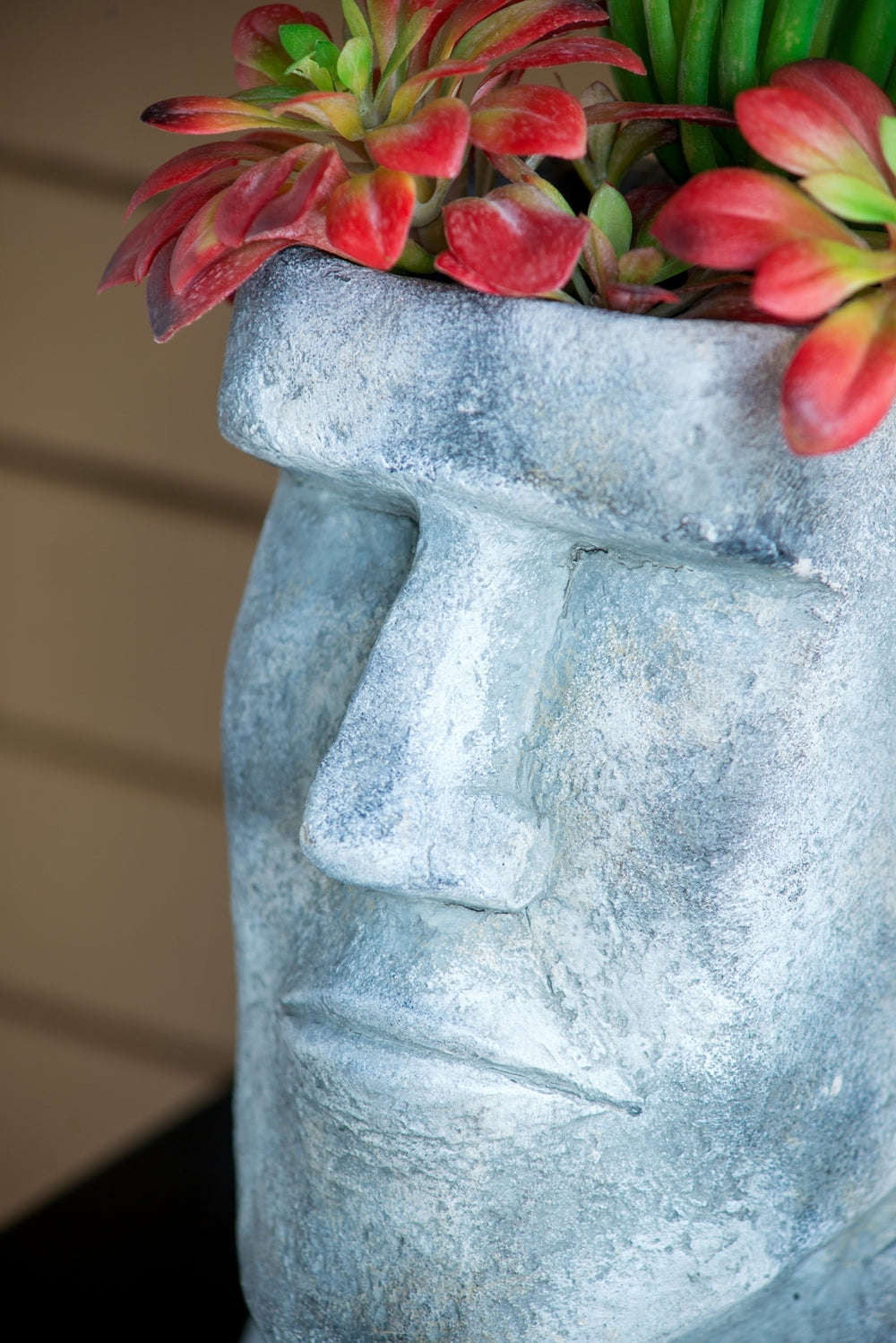 5x5.5x9' Easter Island Cement Planter Media 7