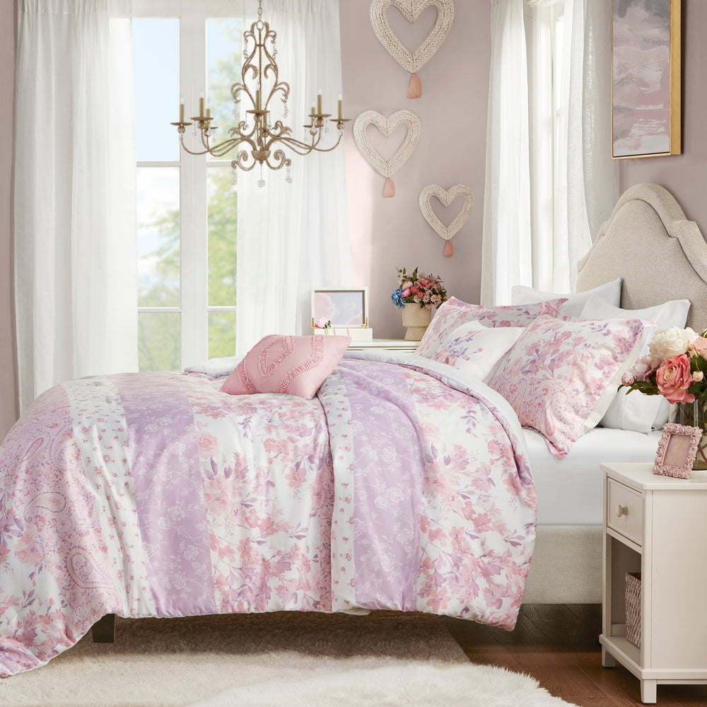 Floral Paisley Comforter Set Twin/Twin XL Media 2