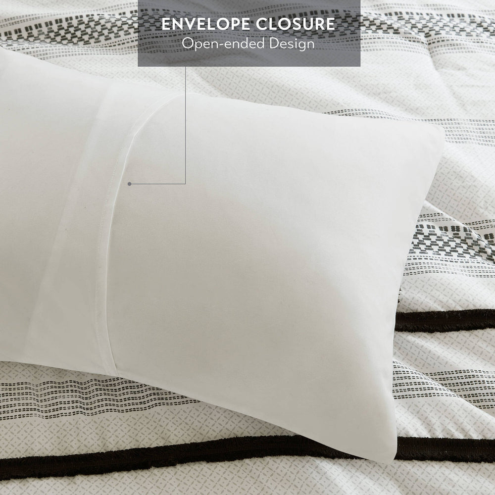 7 Piece Stripe Comforter and Quilt Set-Full/Queen Media 3