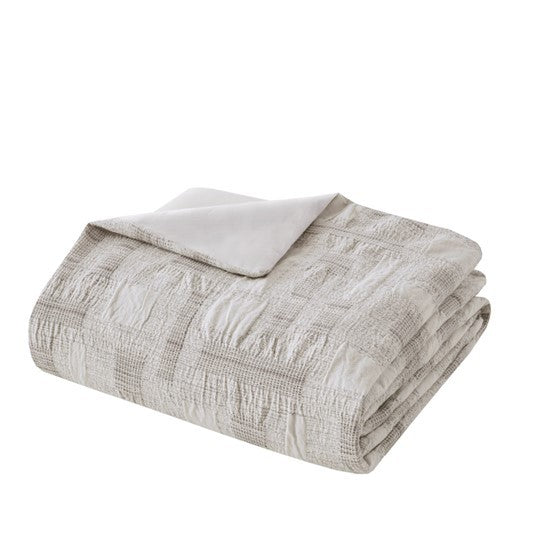 3 Piece Cotton Jacquard Duvet Set-Full/Queen Media 8