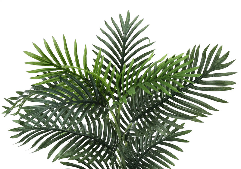 Artificial Plant, 28' Tall, Palm Tree, Indoor, Faux, Fake, Floor, Greenery, Potted, Real Touch, Decorative, Green Leaves, White Pot