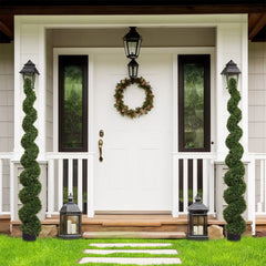 Topiary Bonsai Artificial Spiral Tree Plant Outdoor UV Resistant Plastic Boxwood 210cm Green perspective